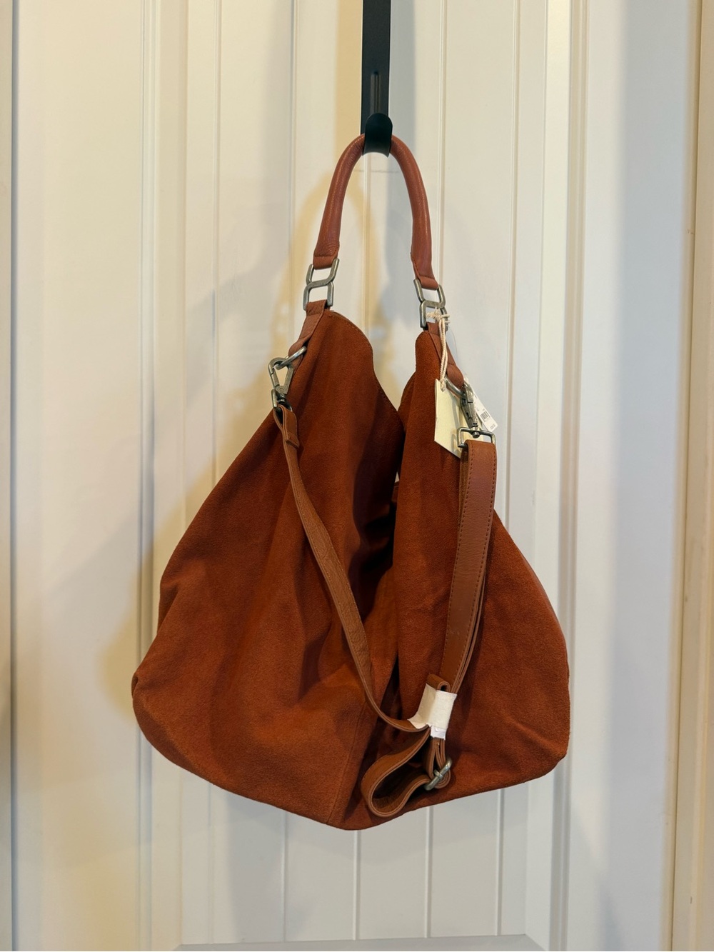 Free People Suzie Suede Slouchy Tote Bag - Picture 5 of 6